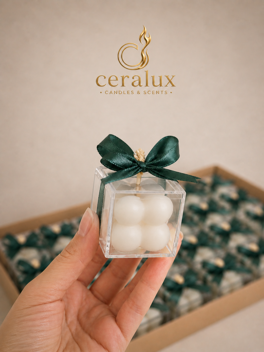 Luxury Μπομπονιέρα Γάμου - Ceralux Wedding Favors